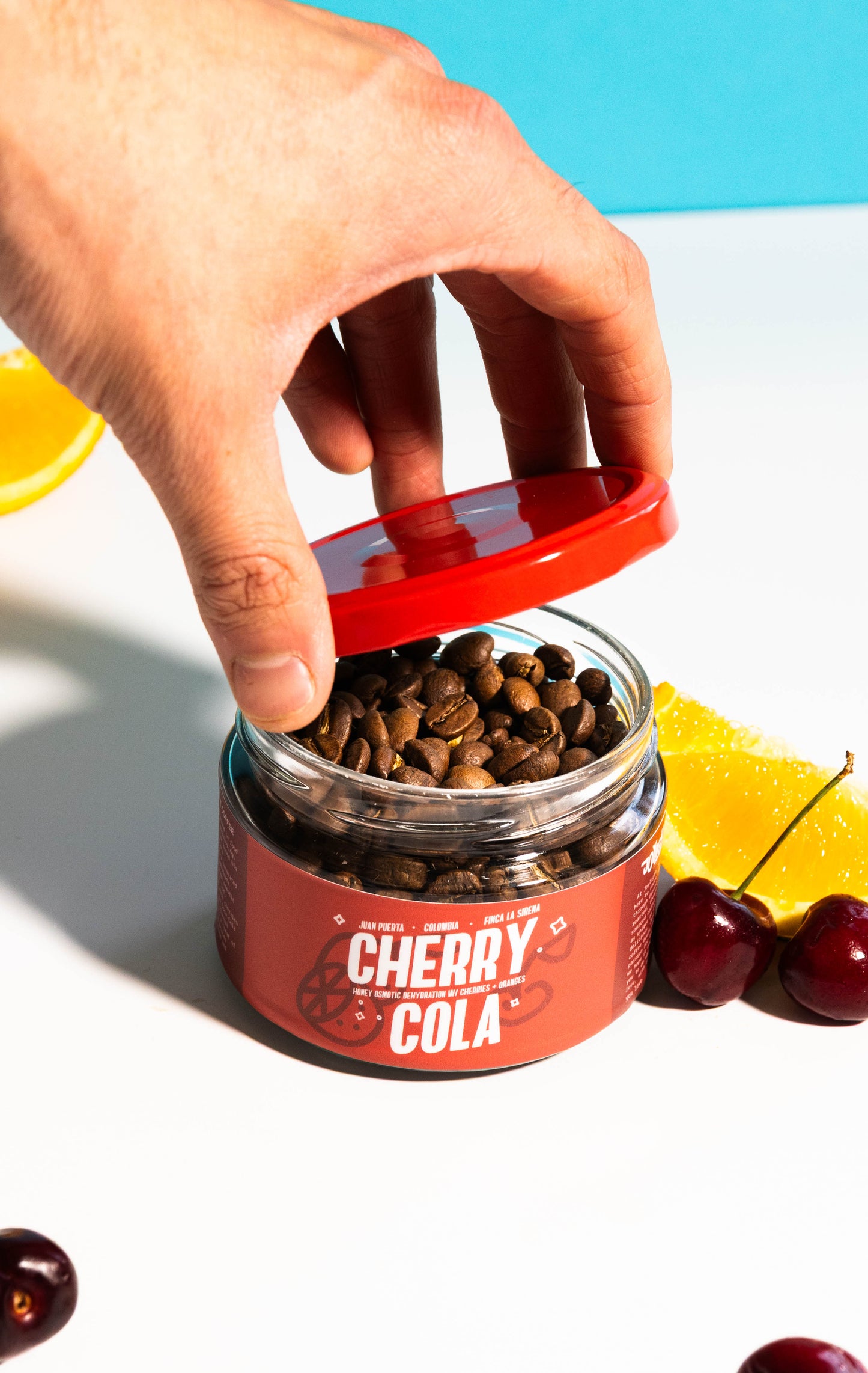 "Cherry Cola" Honey Co-ferment with Cherries & Oranges
