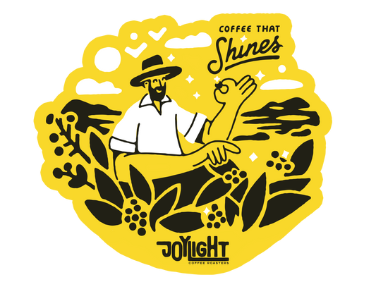 Coffee That Shines Sticker
