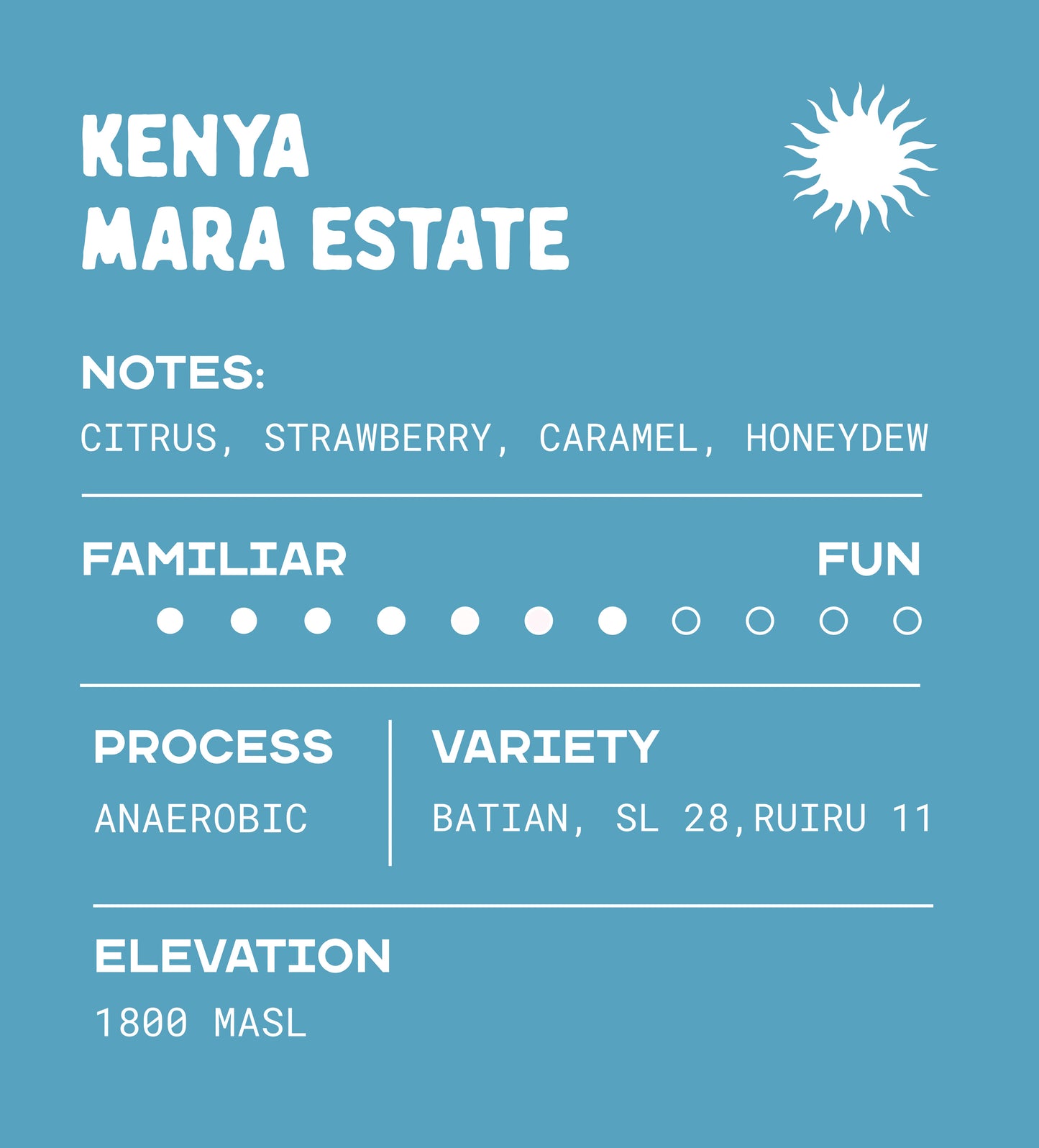 Kenya Mara Estate Anaerobic Natural