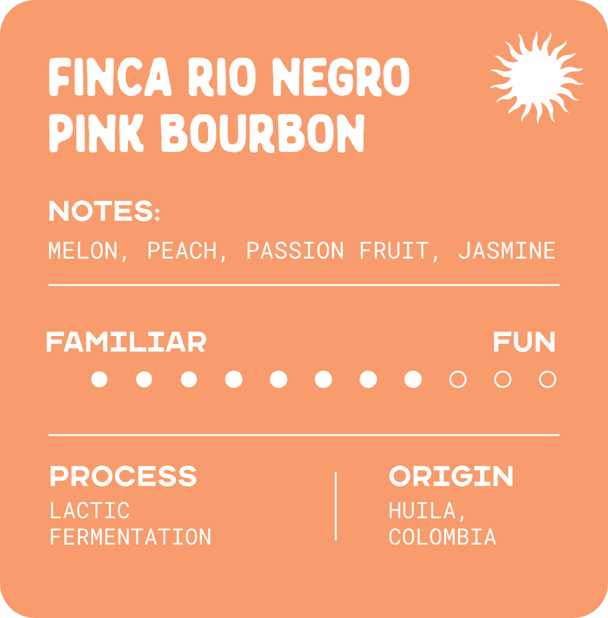 Colombia Rio Negro Pink Bourbon Lactic
