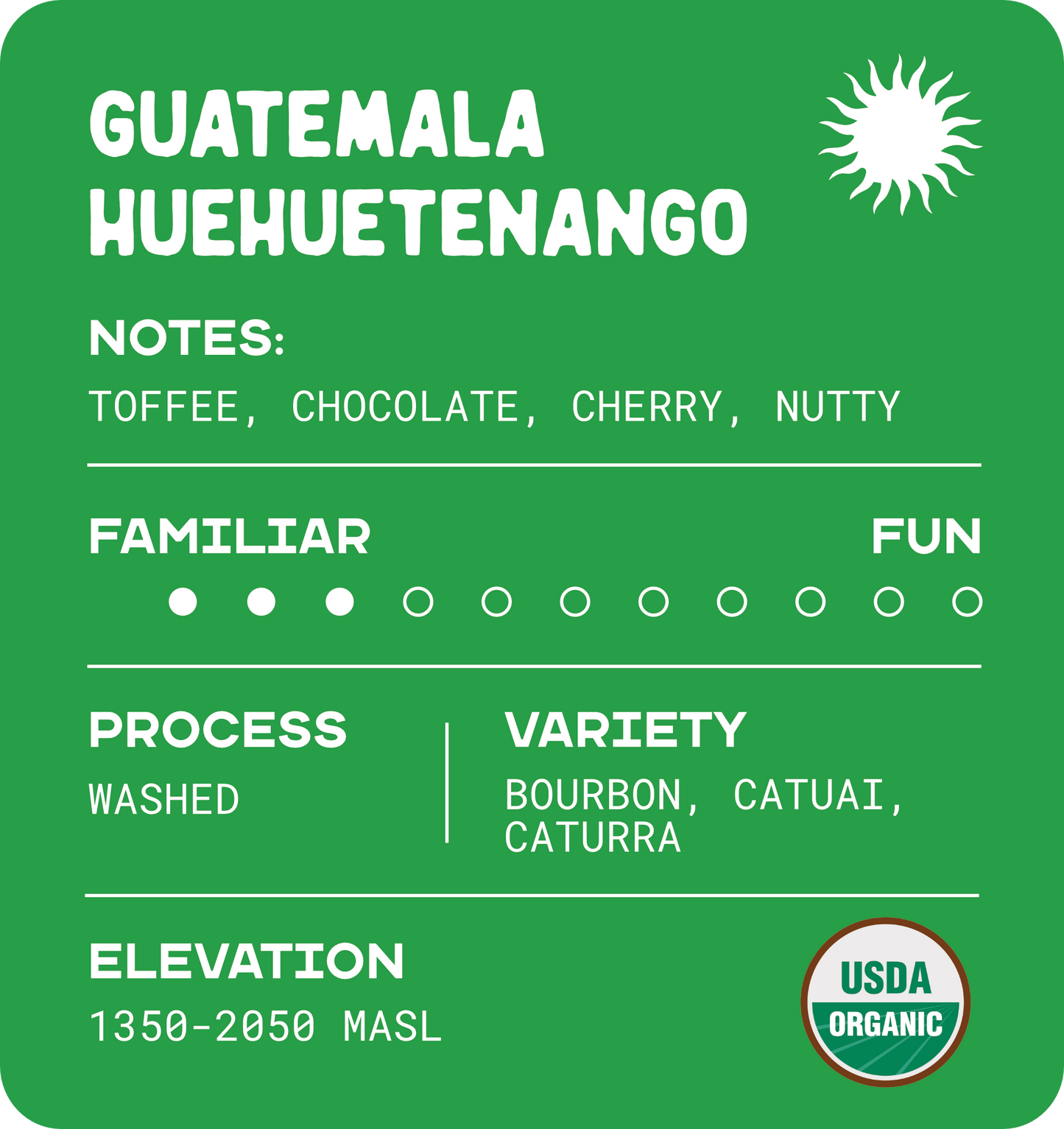 Guatemala Huehuetenango Washed