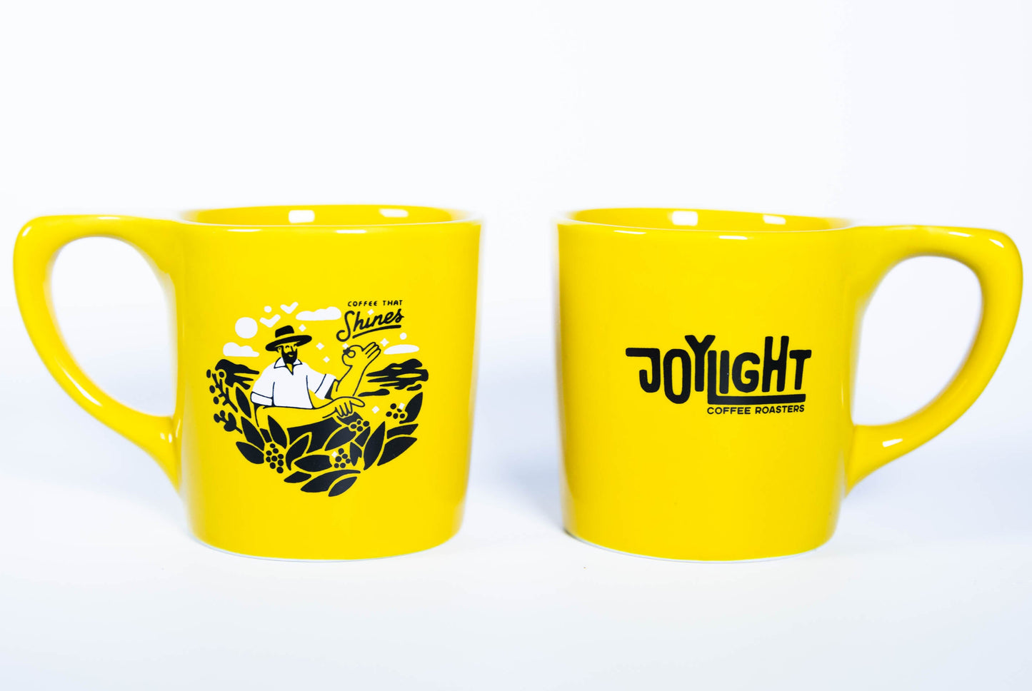 Yellow Lino Mug