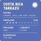 Costa Rica Tarrazú Honey